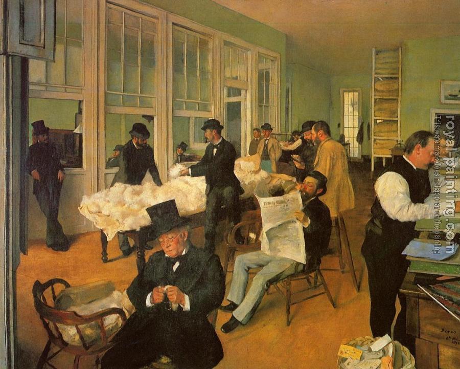 Edgar Degas : The Cotton Exchange in New Orleans